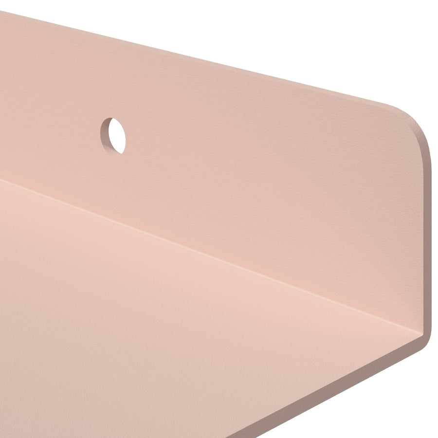 Wandplank met plank Wandgemonteerd 3 pcs Roze 40 x 9 x 2,5 cm