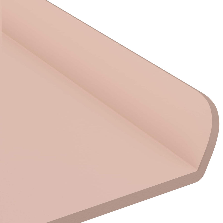 Wandplank met plank Wandgemonteerd 3 pcs Roze 40 x 9 x 2,5 cm
