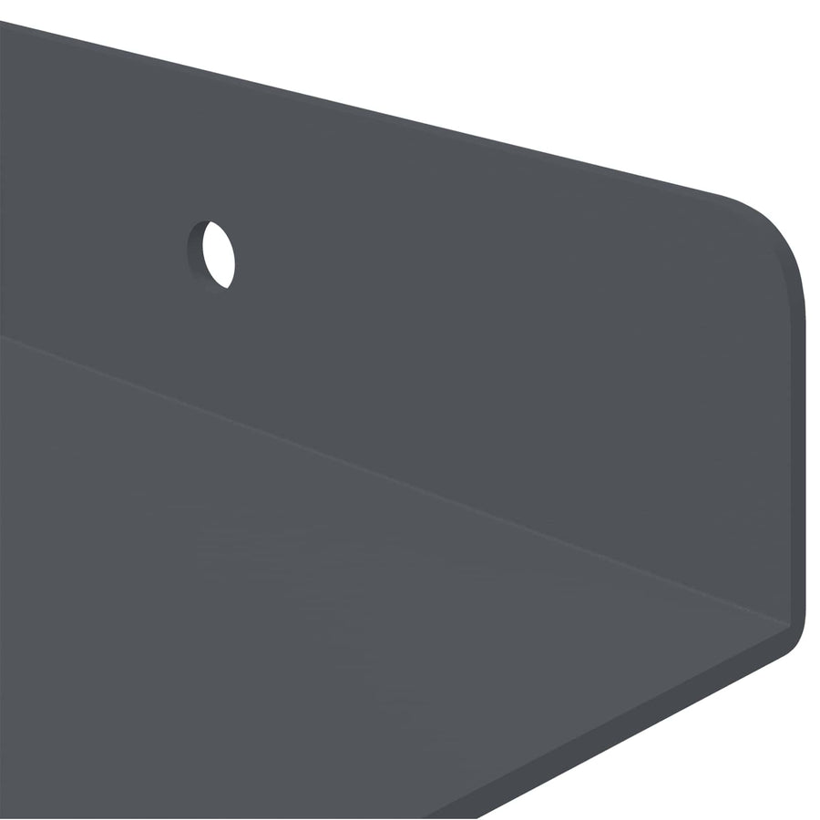Wandplank met plank met opslag 3 pcs Antraciet 40 x 9 x 2,5 cm