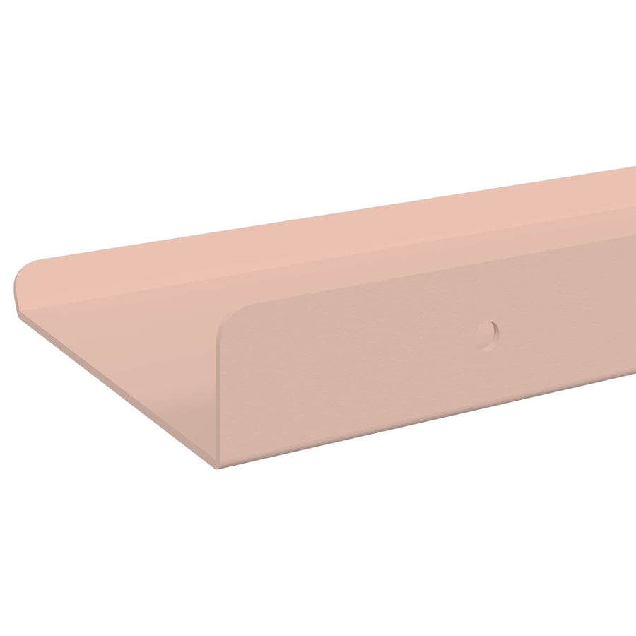 Wandplank met plank Wandgemonteerd 4 pcs Roze 30 x 9 x 2,5 cm