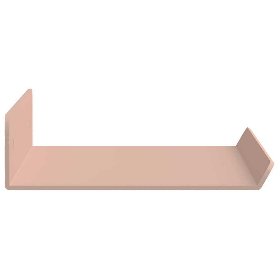 Wandplank met plank Wandgemonteerd 4 pcs Roze 30 x 9 x 2,5 cm