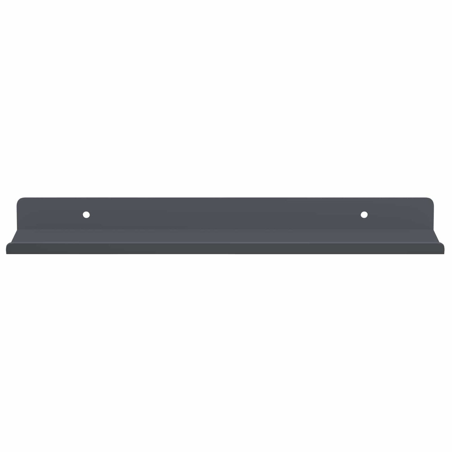 Wandplank met plank met opslag 2 pcs Antraciet 30 x 9 x 2,5 cm