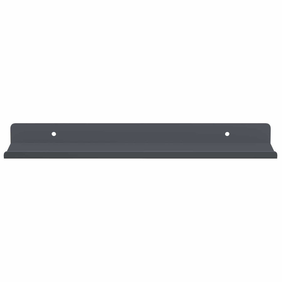 Wandplank met plank met opslag 4 pcs Antraciet 30 x 9 x 2,5 cm