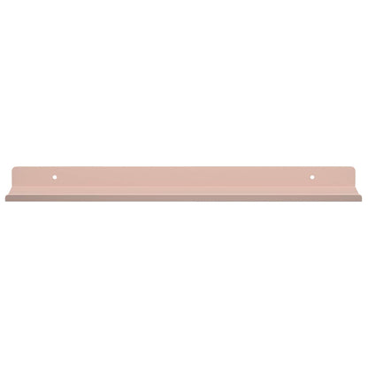 Wandplank met plank Wandgemonteerd 2 pcs Roze 40 x 9 x 2,5 cm