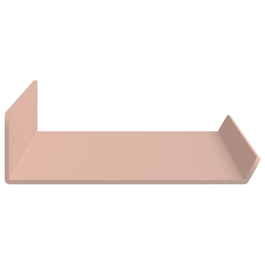 Wandplank met plank Wandgemonteerd 4 pcs Roze 40 x 9 x 2,5 cm