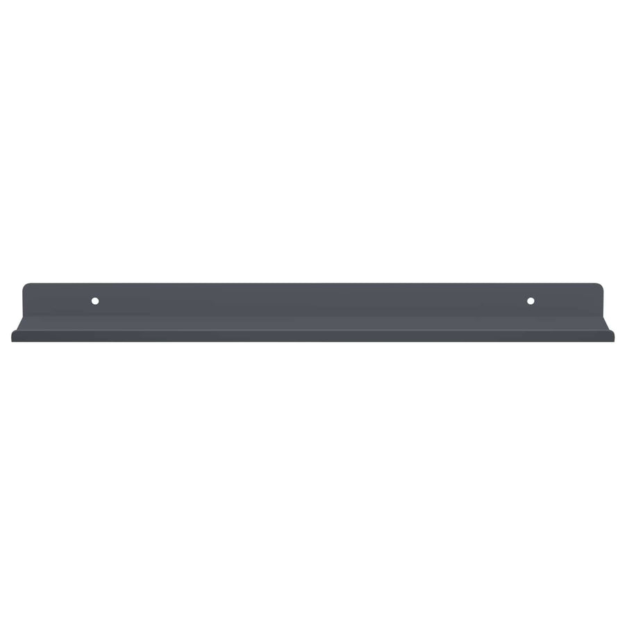 Wandplank met plank met opslag 2 pcs Antraciet 40 x 9 x 2,5 cm