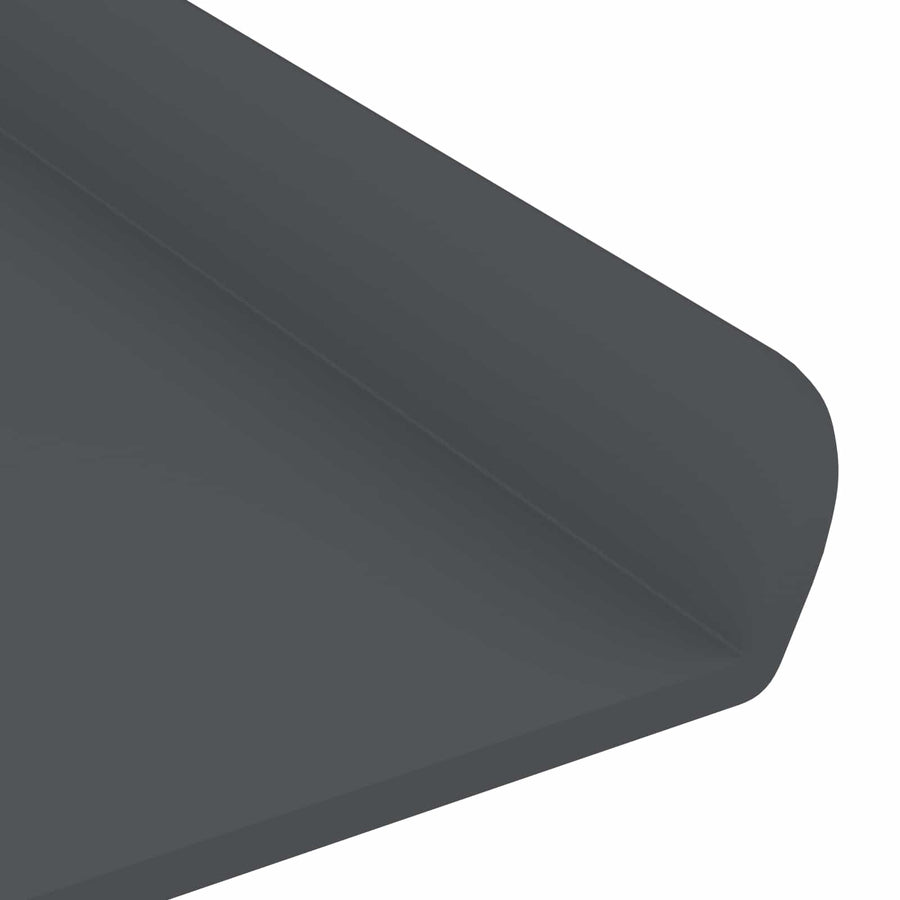Wandplank met plank met opslag 4 pcs Antraciet 40 x 9 x 2,5 cm