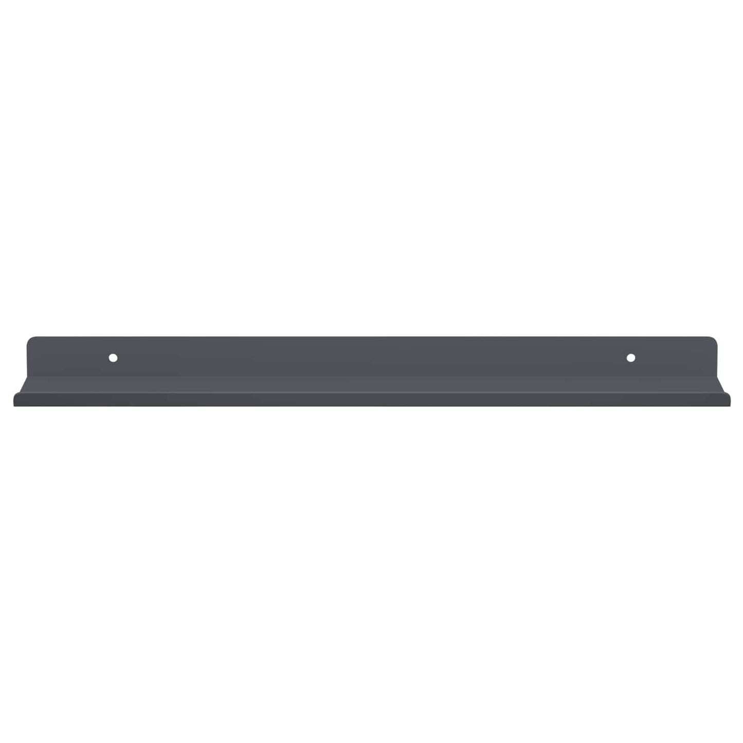 Wandplank met plank met opslag 4 pcs Antraciet 40 x 9 x 2,5 cm