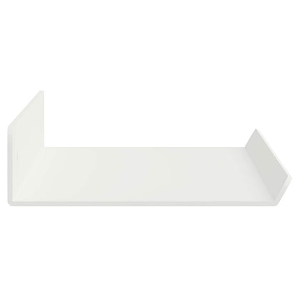 Wandplank met plank Wandgemonteerd 4 pcs Wit 40 x 9 x 2,5 cm