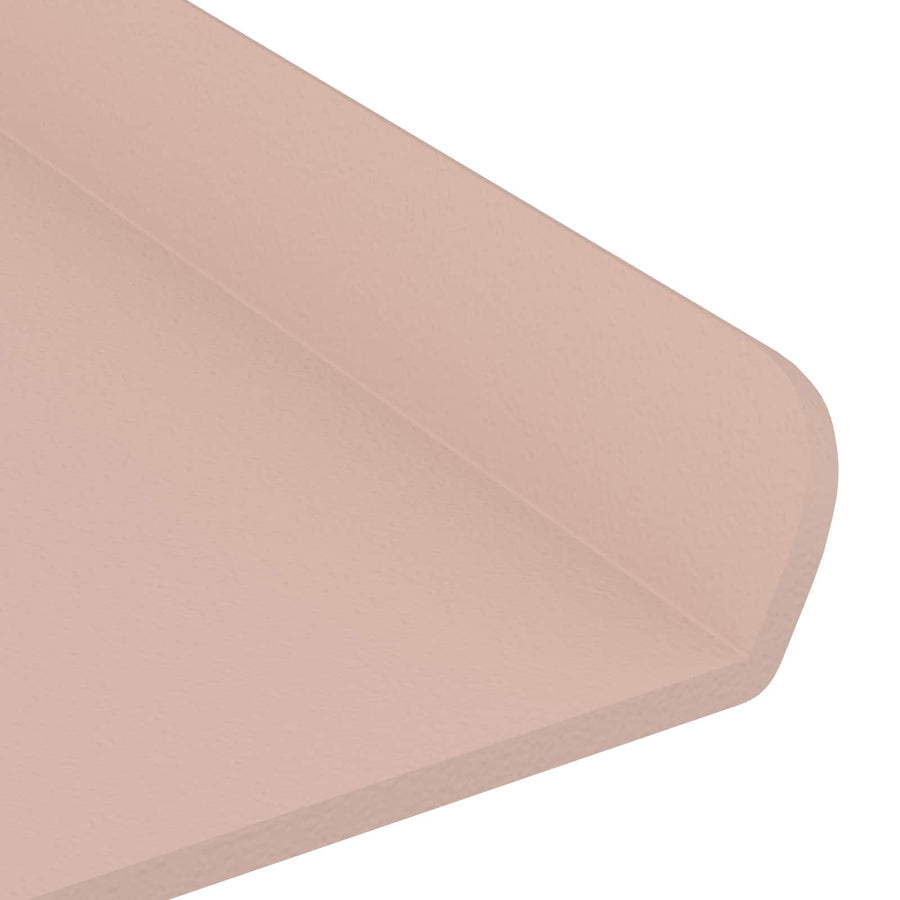 Wandplank met plank Wandgemonteerd 2 pcs Roze 60 x 9 x 2,5 cm