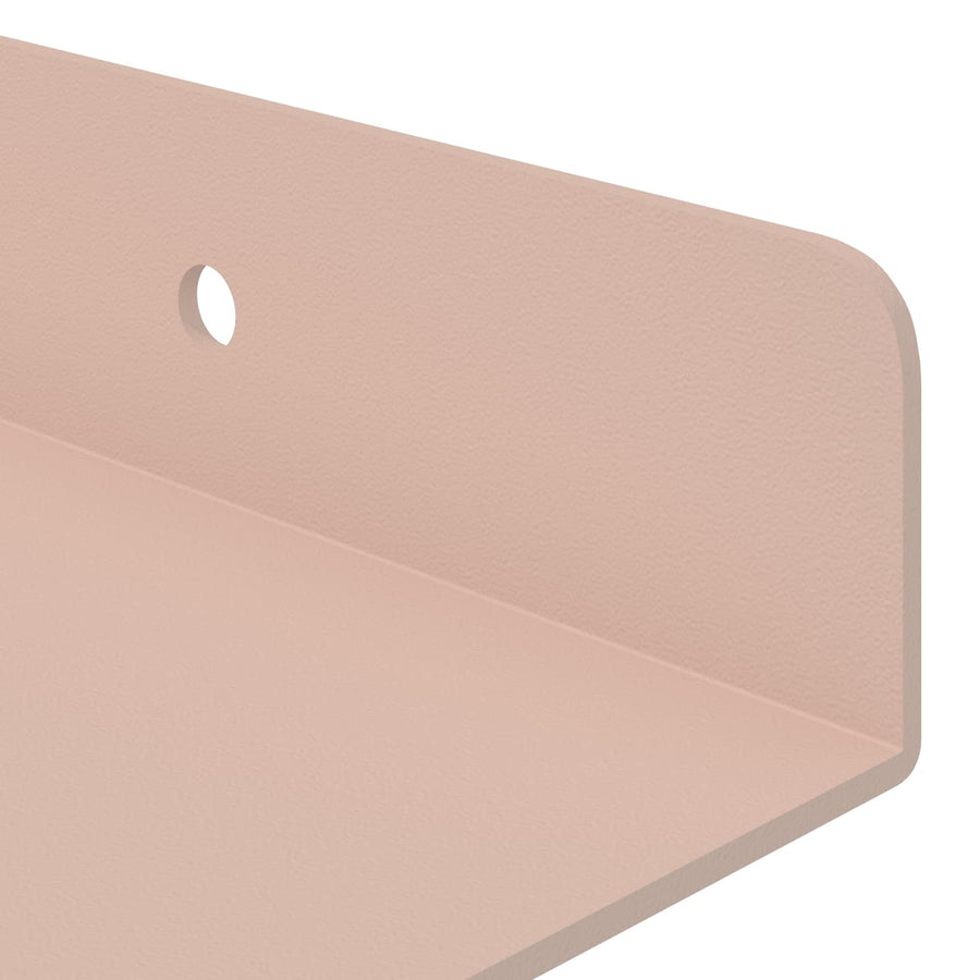 Wandplank met plank Wandgemonteerd 4 pcs Roze 60 x 9 x 2,5 cm