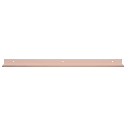Wandplank met plank Wandgemonteerd 4 pcs Roze 60 x 9 x 2,5 cm