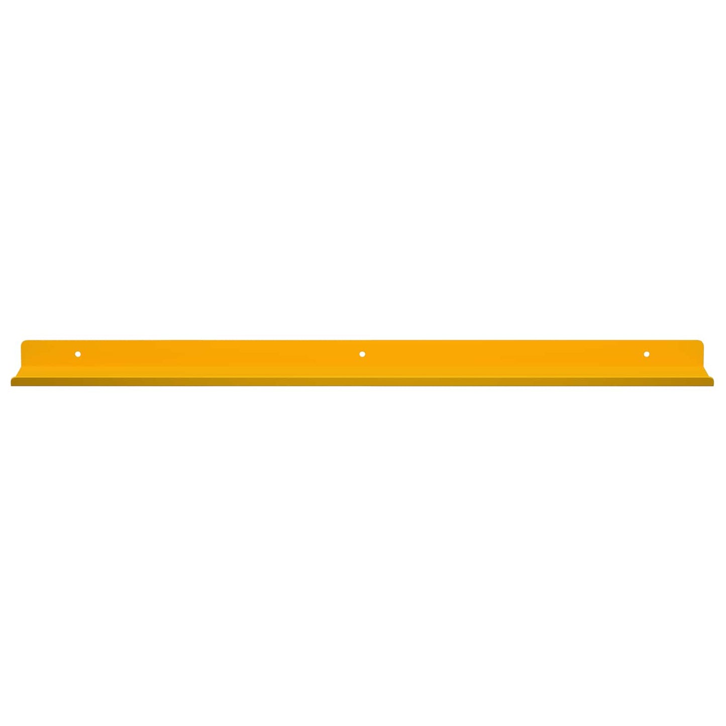 Wandplank met plank 4 pcs Mosterdgeel 60 x 9 x 2,5 cm