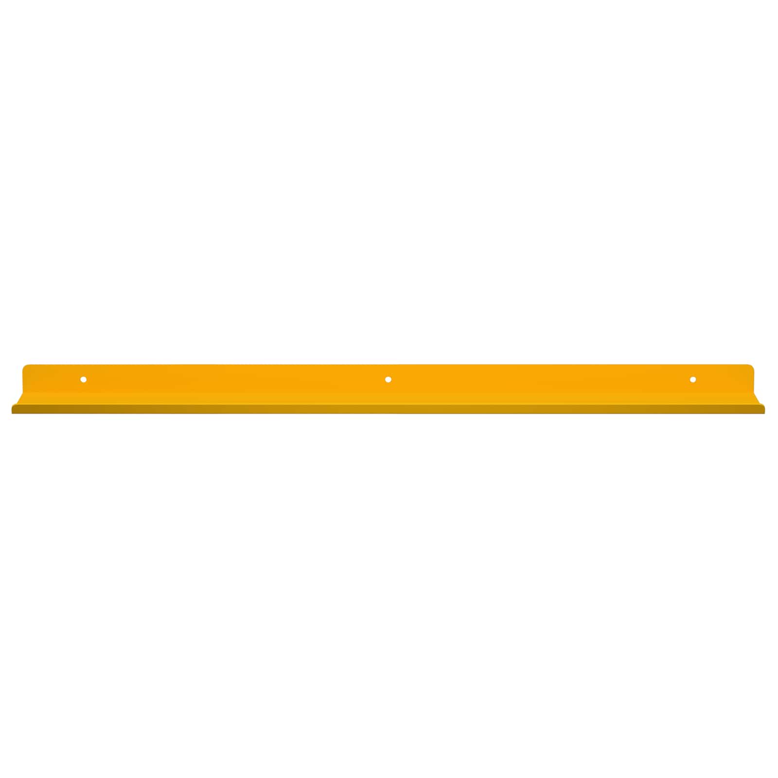 Wandplank met plank 4 pcs Mosterdgeel 60 x 9 x 2,5 cm