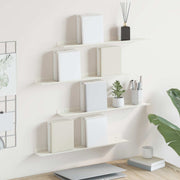 Wandplank 60x9x2.5 cm staal wit