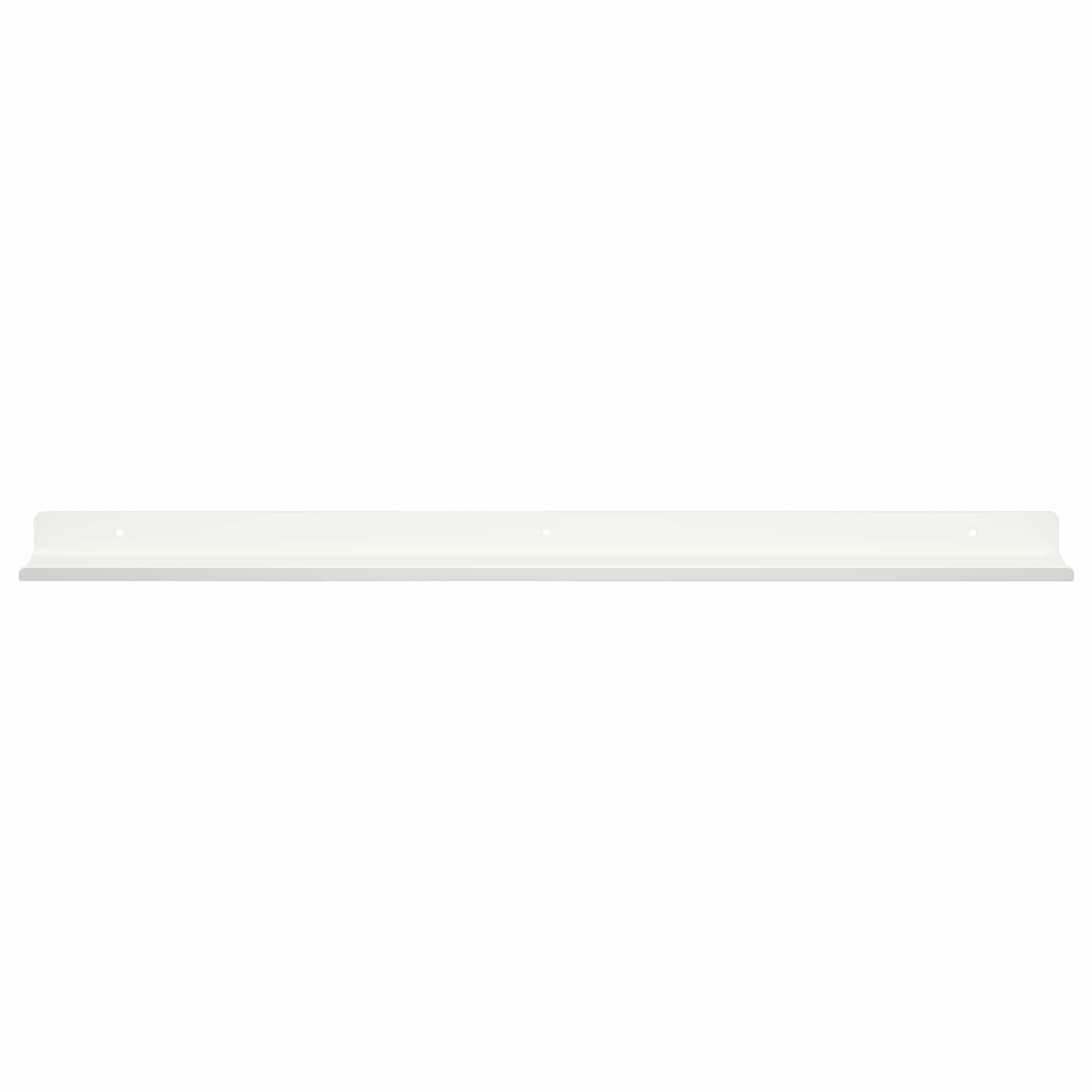Wandplank met plank Wandgemonteerd 4 pcs Wit 60 x 9 x 2,5 cm