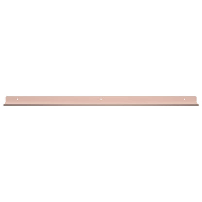 Wandplank met plank Wandgemonteerd 4 pcs Roze 80 x 9 x 2,5 cm