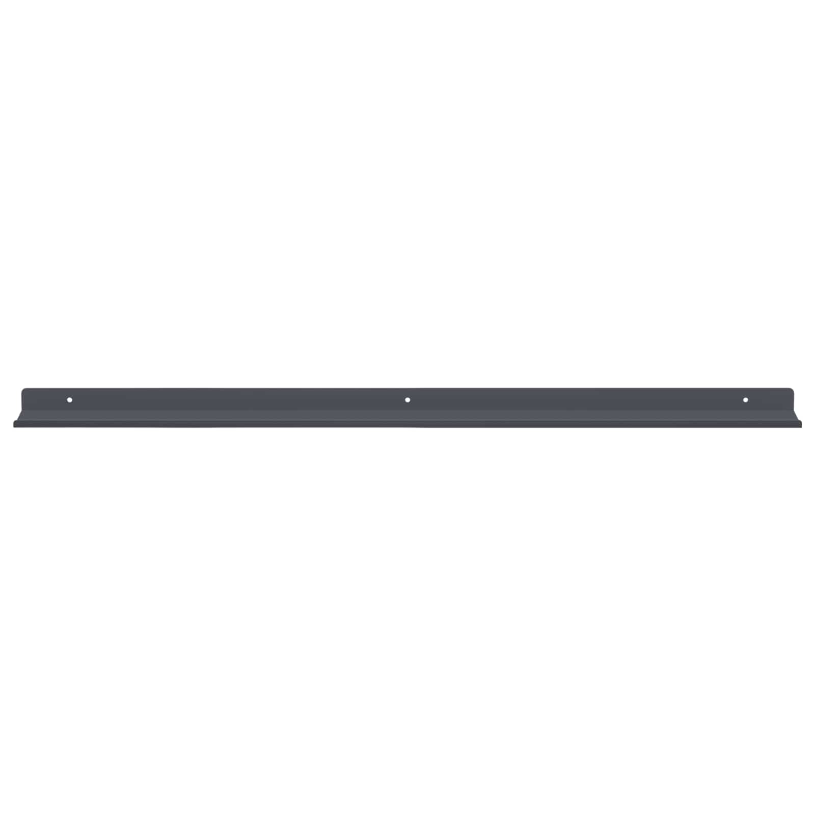 Wandplank met plank met opslag 4 pcs Antraciet 80 x 9 x 2,5 cm