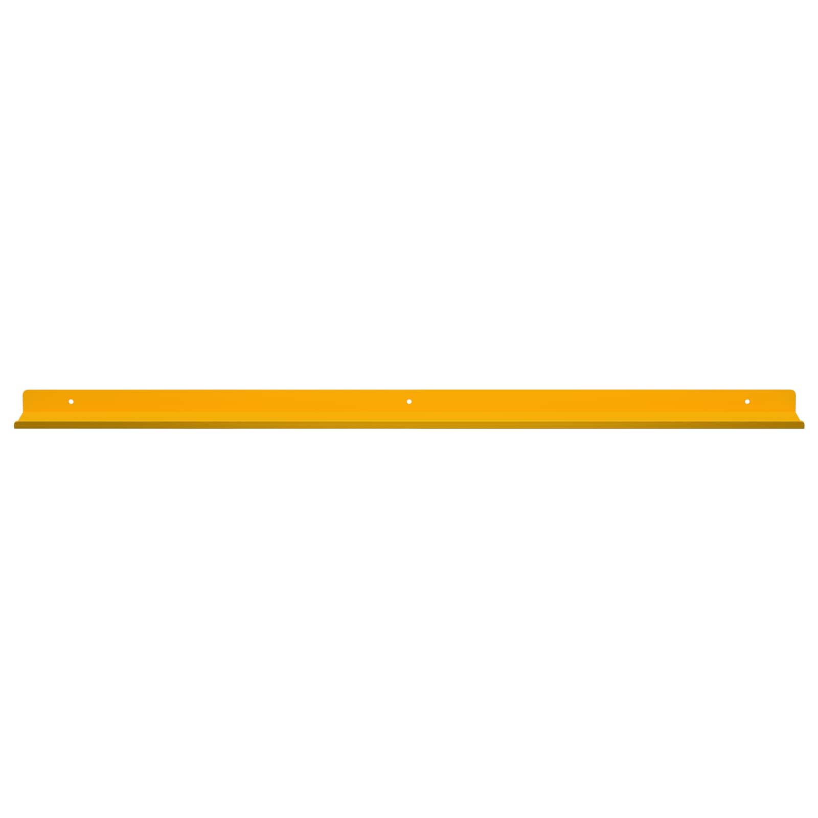 Wandplank met plank 2 pcs Mosterdgeel 80 x 9 x 2,5 cm