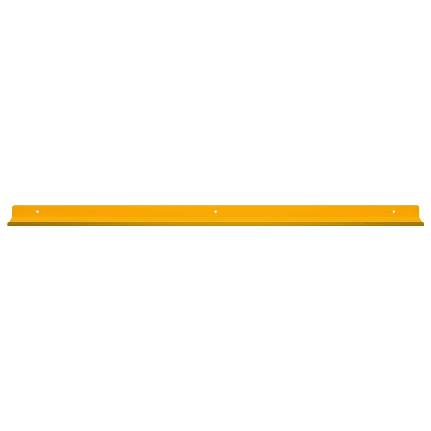Wandplank met plank 4 pcs Mosterdgeel 80 x 9 x 2,5 cm