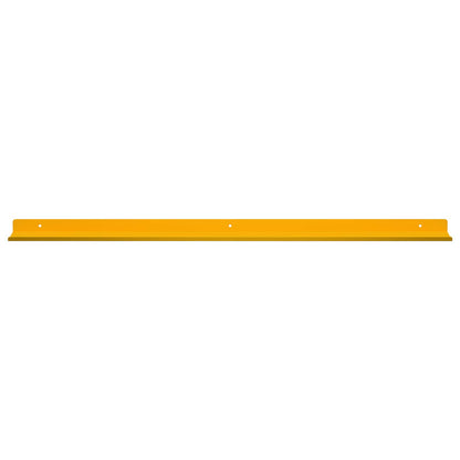 Wandplank met plank 4 pcs Mosterdgeel 80 x 9 x 2,5 cm