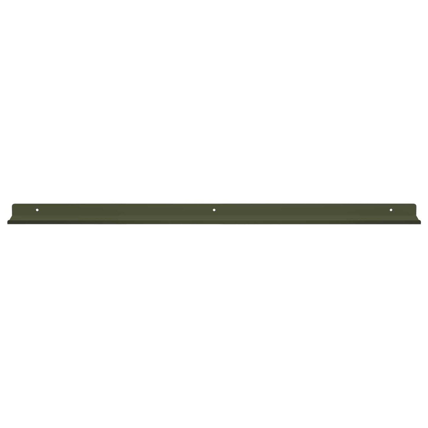 Wandplank met plank 4 pcs Olijf Groen 80 x 9 x 2,5 cm