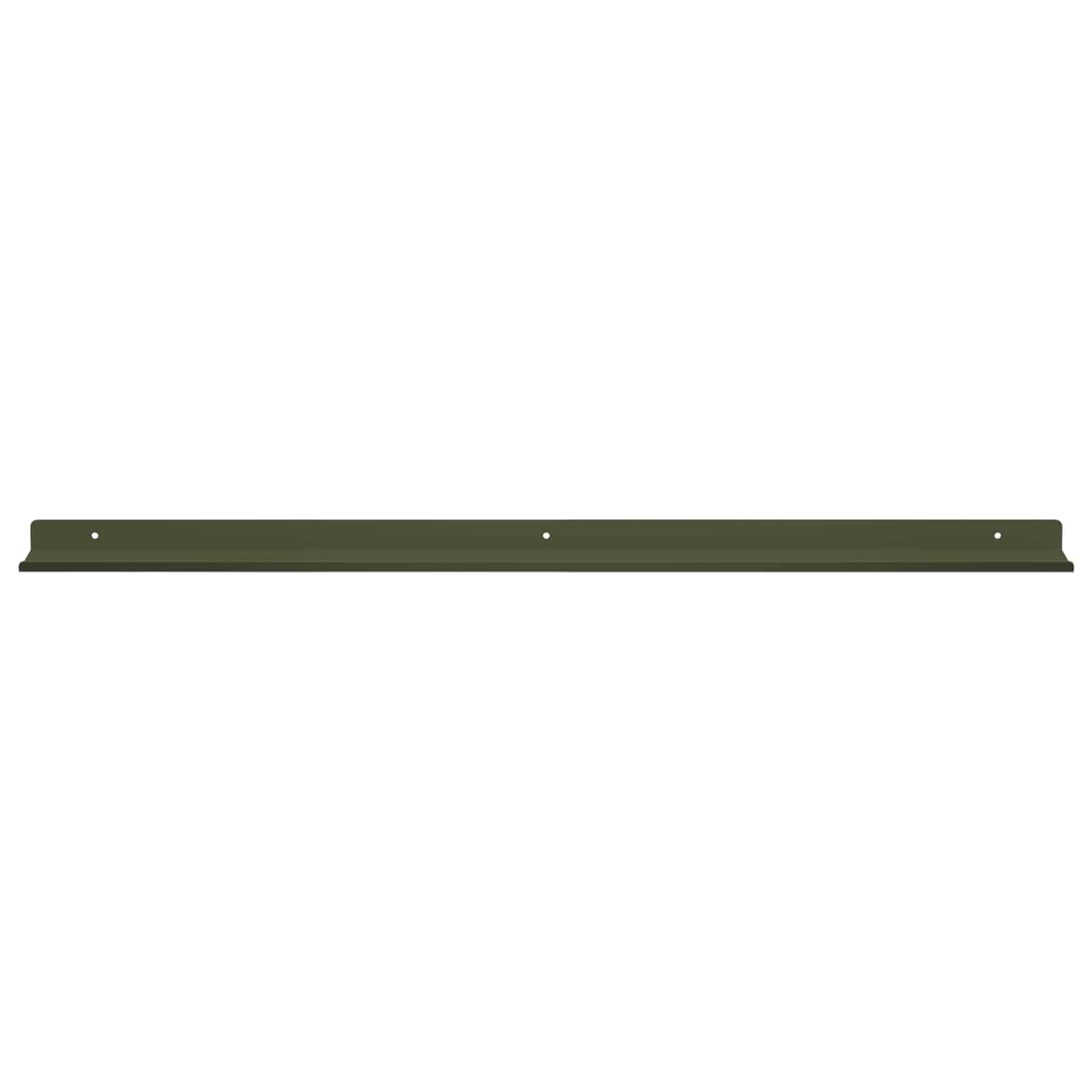 Wandplank met plank 4 pcs Olijf Groen 80 x 9 x 2,5 cm