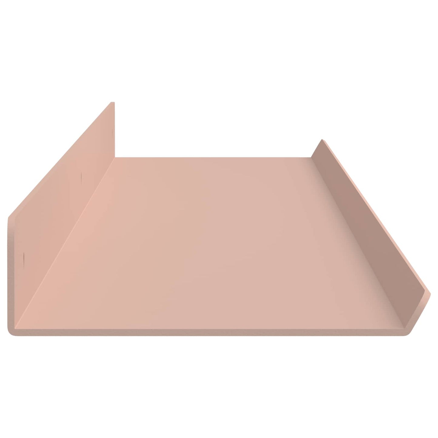 Wandplank met plank Wandgemonteerd 4 pcs Roze 100 x 9 x 2,5 cm