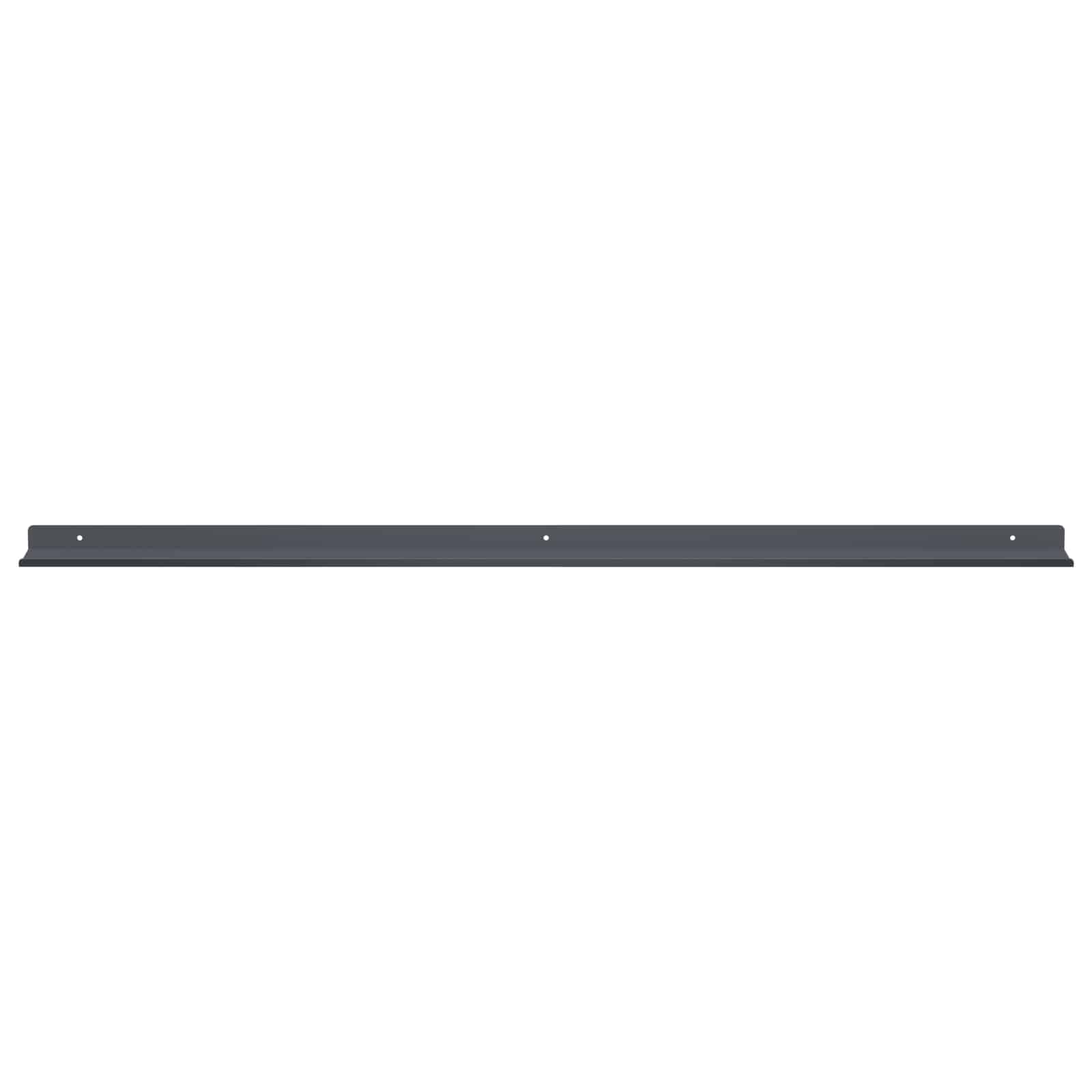 Wandplank met plank met opslag 2 pcs Antraciet 100 x 9 x 2,5 cm