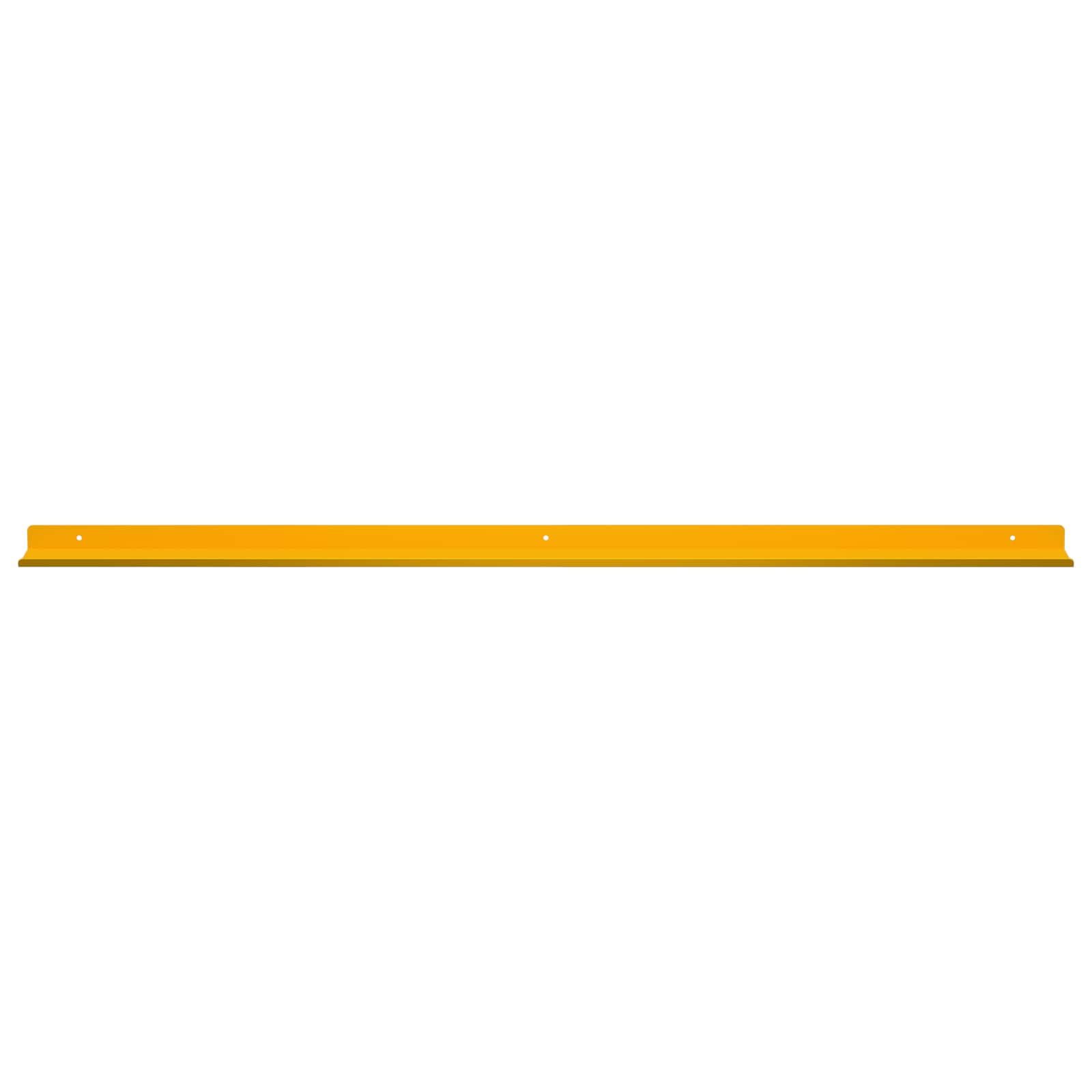 Wandplank met plank 4 pcs Mosterdgeel 100 x 9 x 2,5 cm