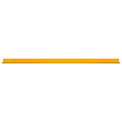 Wandplank met plank 4 pcs Mosterdgeel 100 x 9 x 2,5 cm