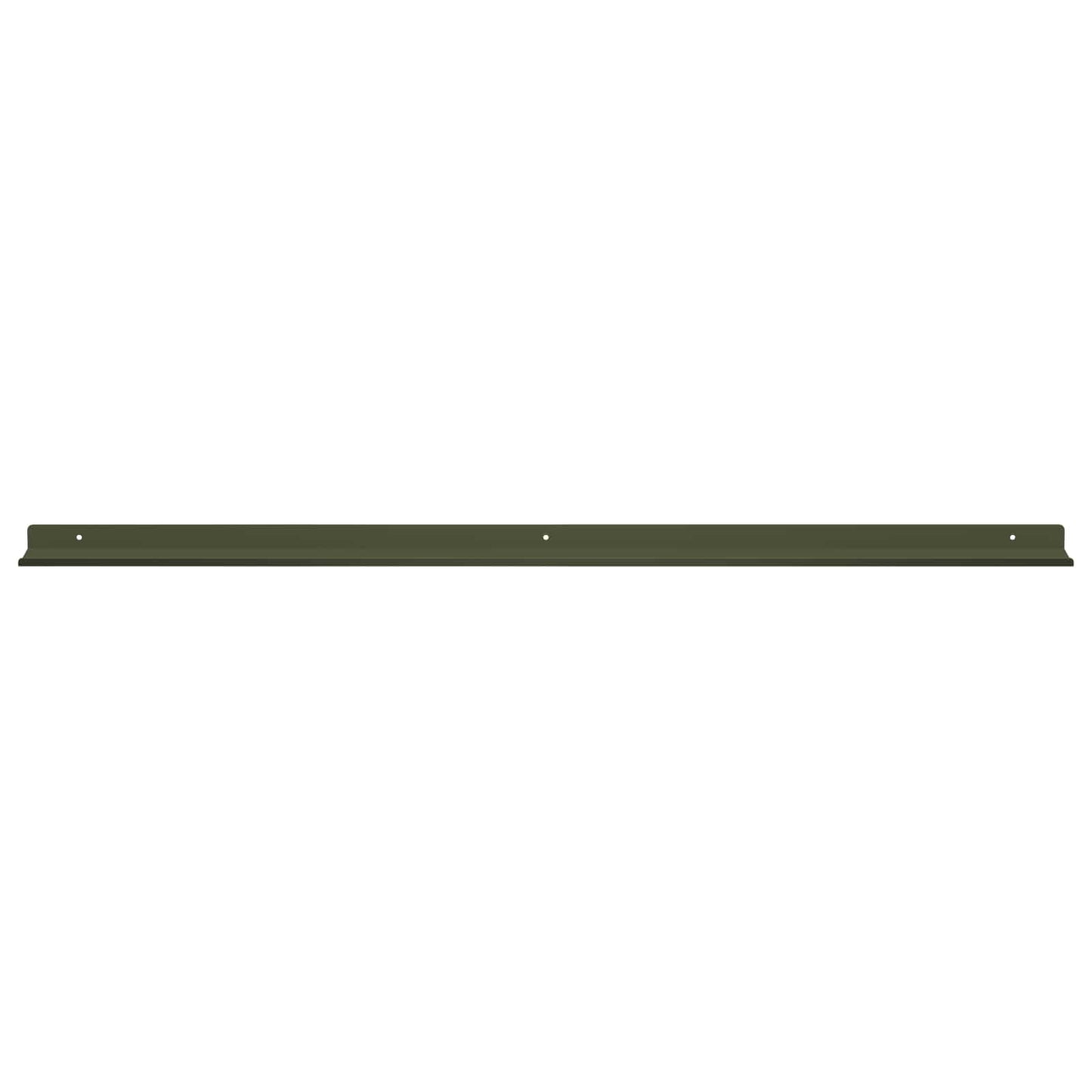 Wandplank met plank 4 pcs Olijf Groen 100 x 9 x 2,5 cm