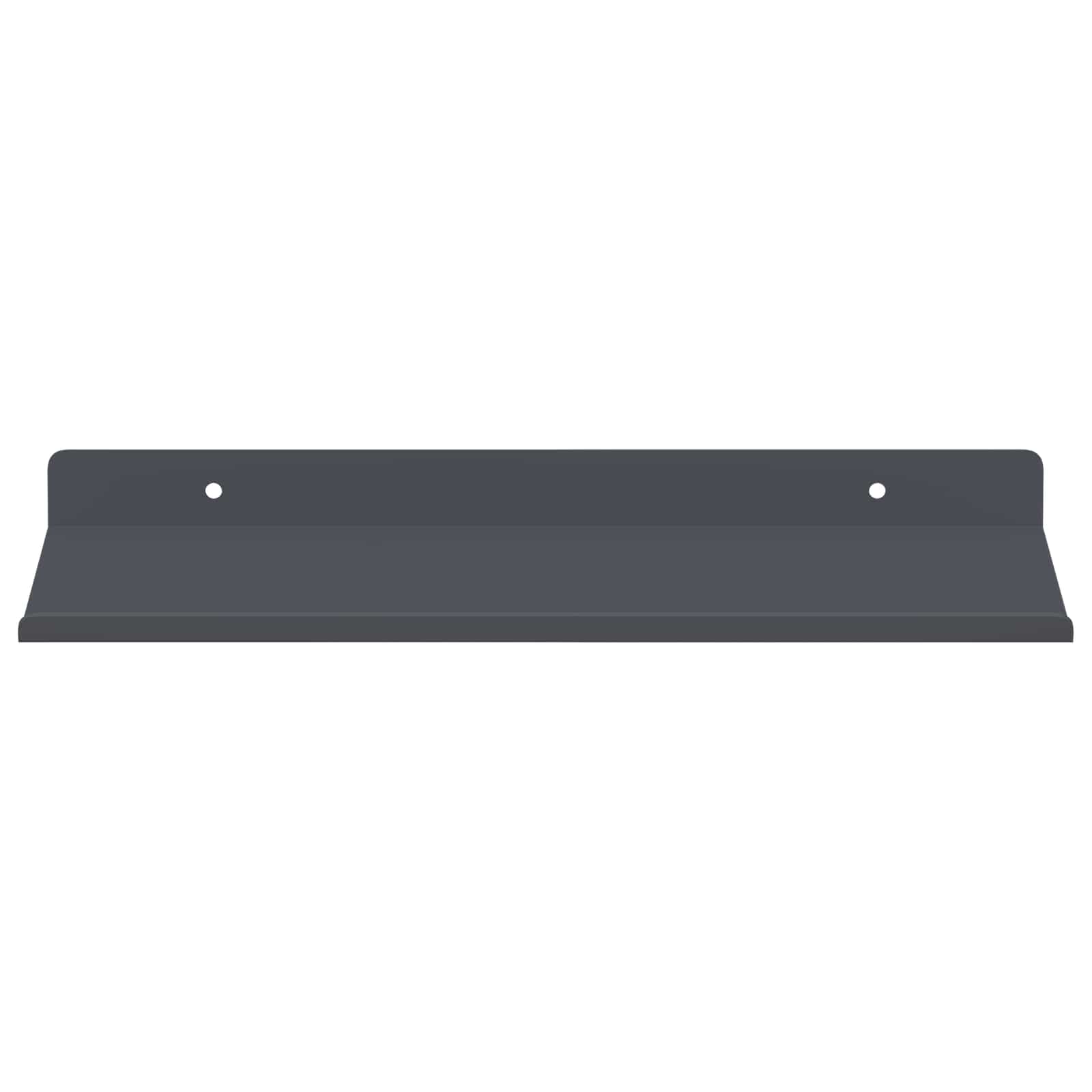 Wandplank met plank met opslag 2 pcs Antraciet 30 x 18 x 2,5 cm