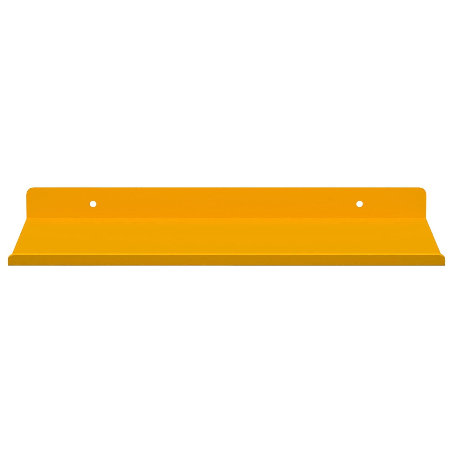 Wandplank met plank 2 pcs Mosterdgeel 30 x 18 x 2,5 cm