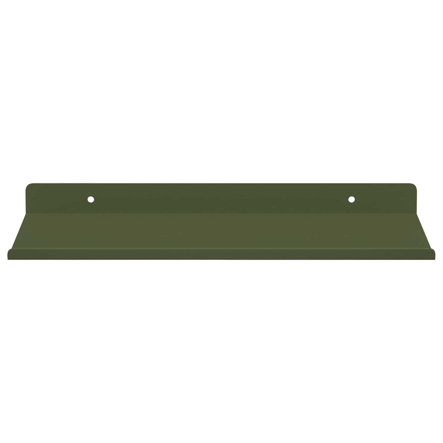 Wandplank met plank 4 pcs Olijf Groen 30 x 18 x 2,5 cm
