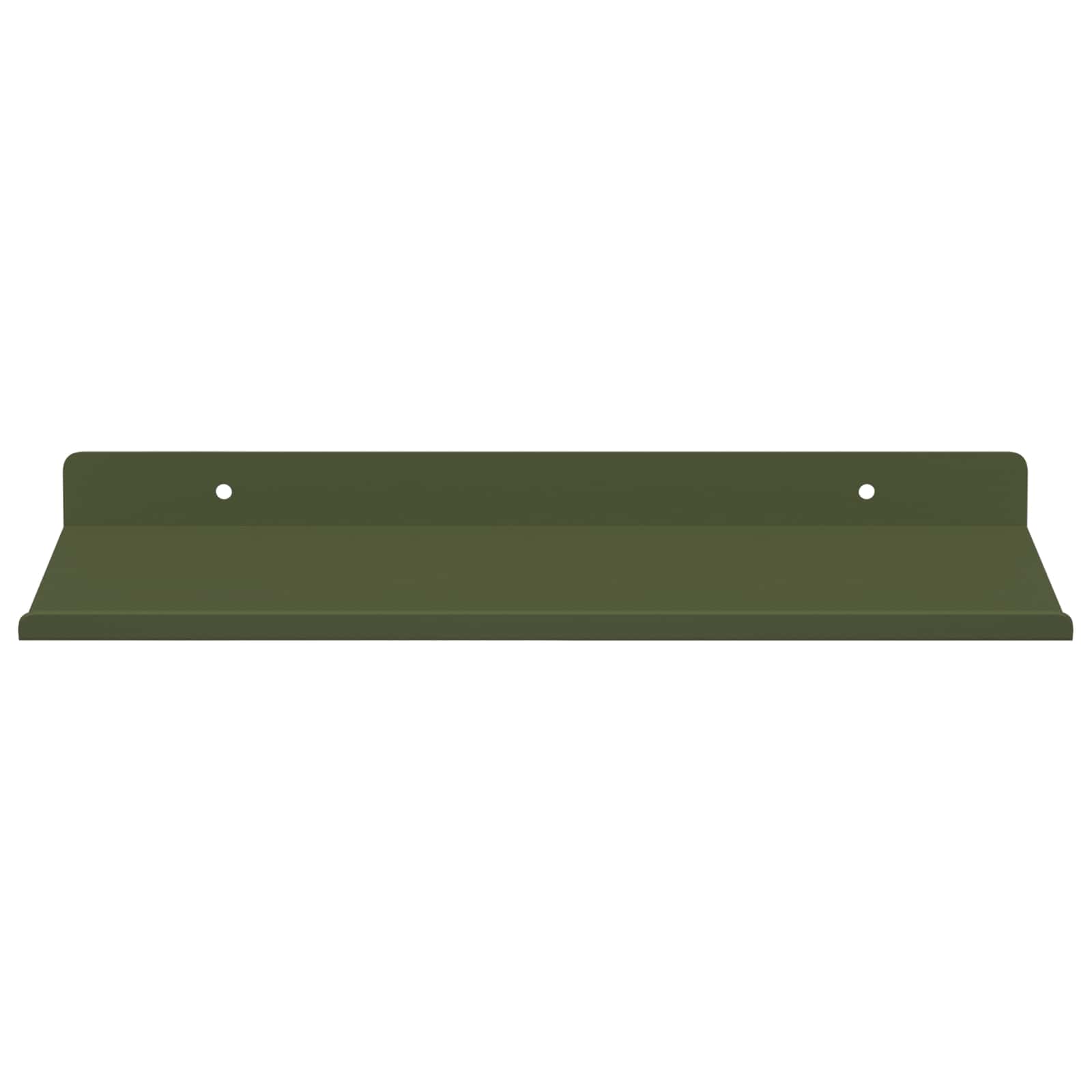 Wandplank met plank 4 pcs Olijf Groen 30 x 18 x 2,5 cm