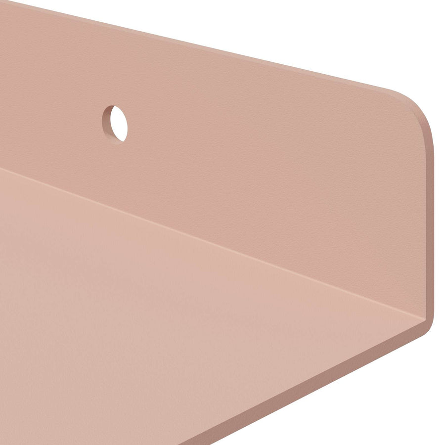 Wandplank met plank Wandgemonteerd 4 pcs Roze 40 x 18 x 2,5 cm