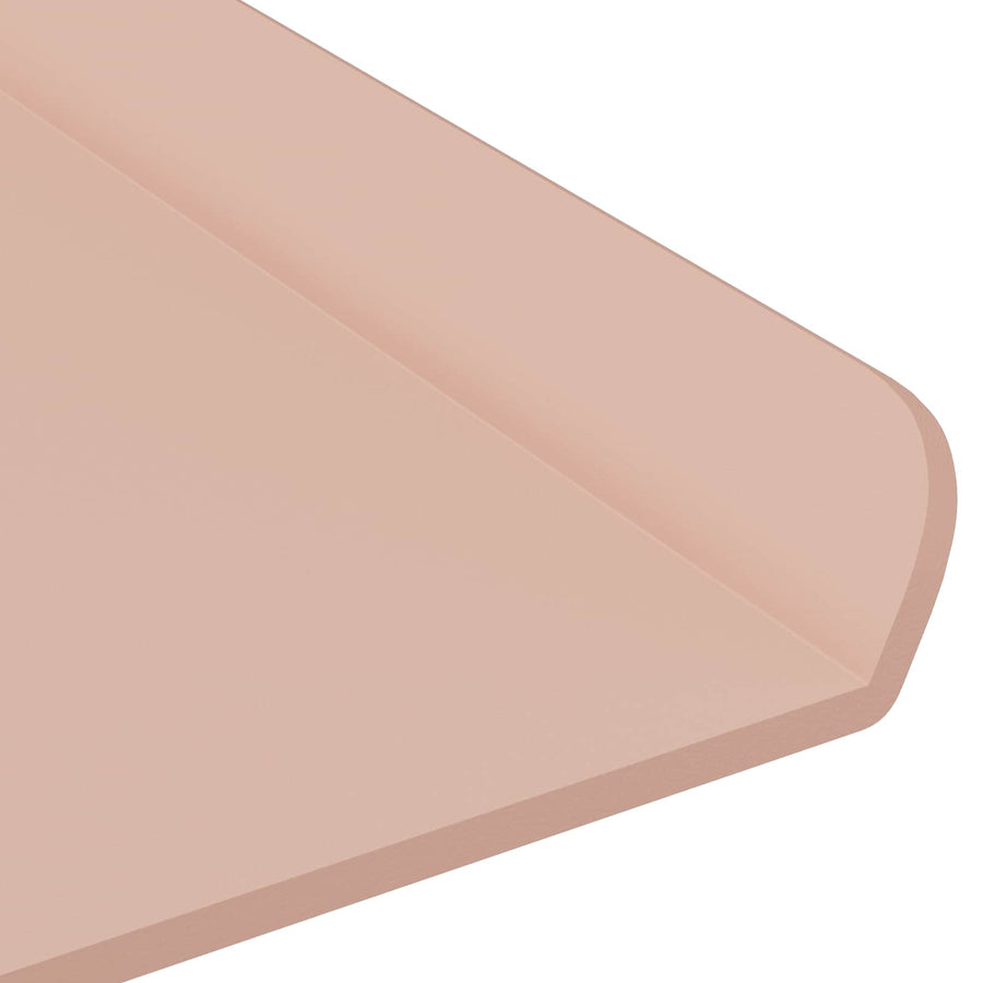 Wandplank met plank Wandgemonteerd 4 pcs Roze 40 x 18 x 2,5 cm