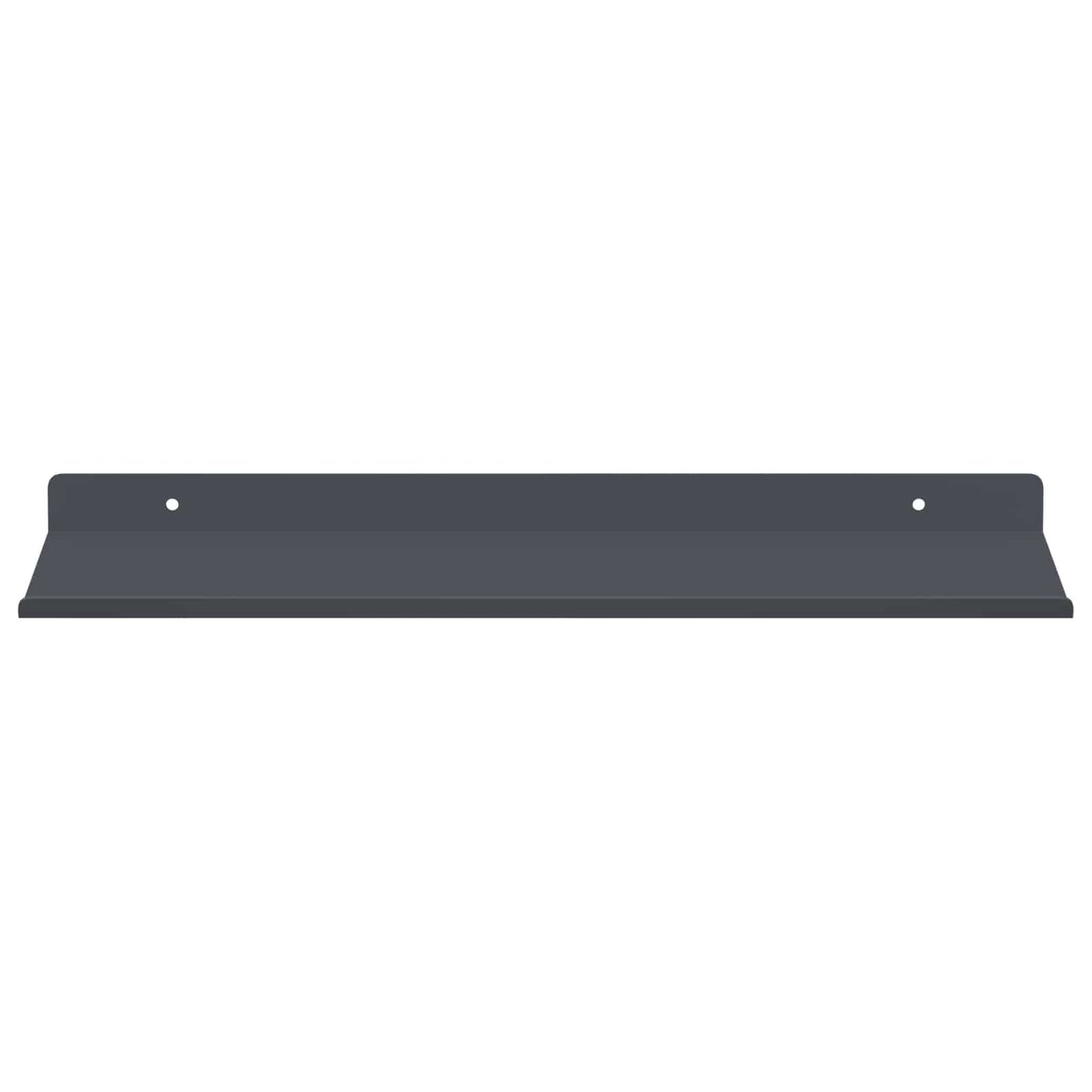Wandplank met plank met opslag 4 pcs Antraciet 40 x 18 x 2,5 cm