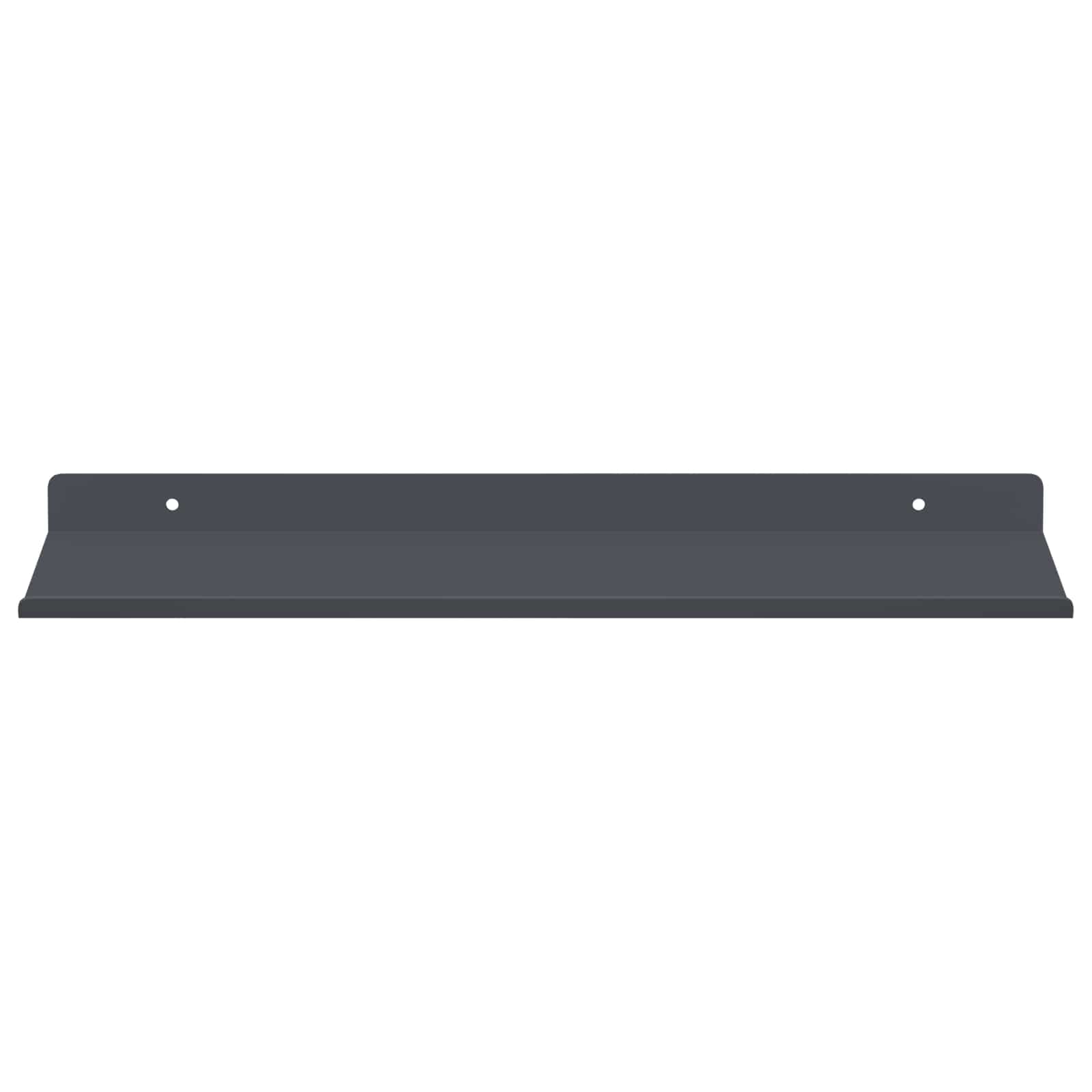 Wandplank met plank met opslag 4 pcs Antraciet 40 x 18 x 2,5 cm
