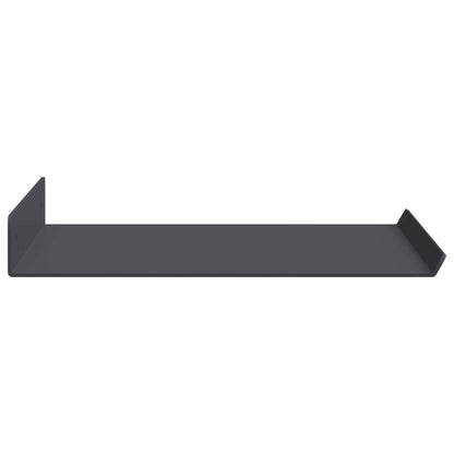 Wandplank met plank met opslag 4 pcs Antraciet 40 x 18 x 2,5 cm