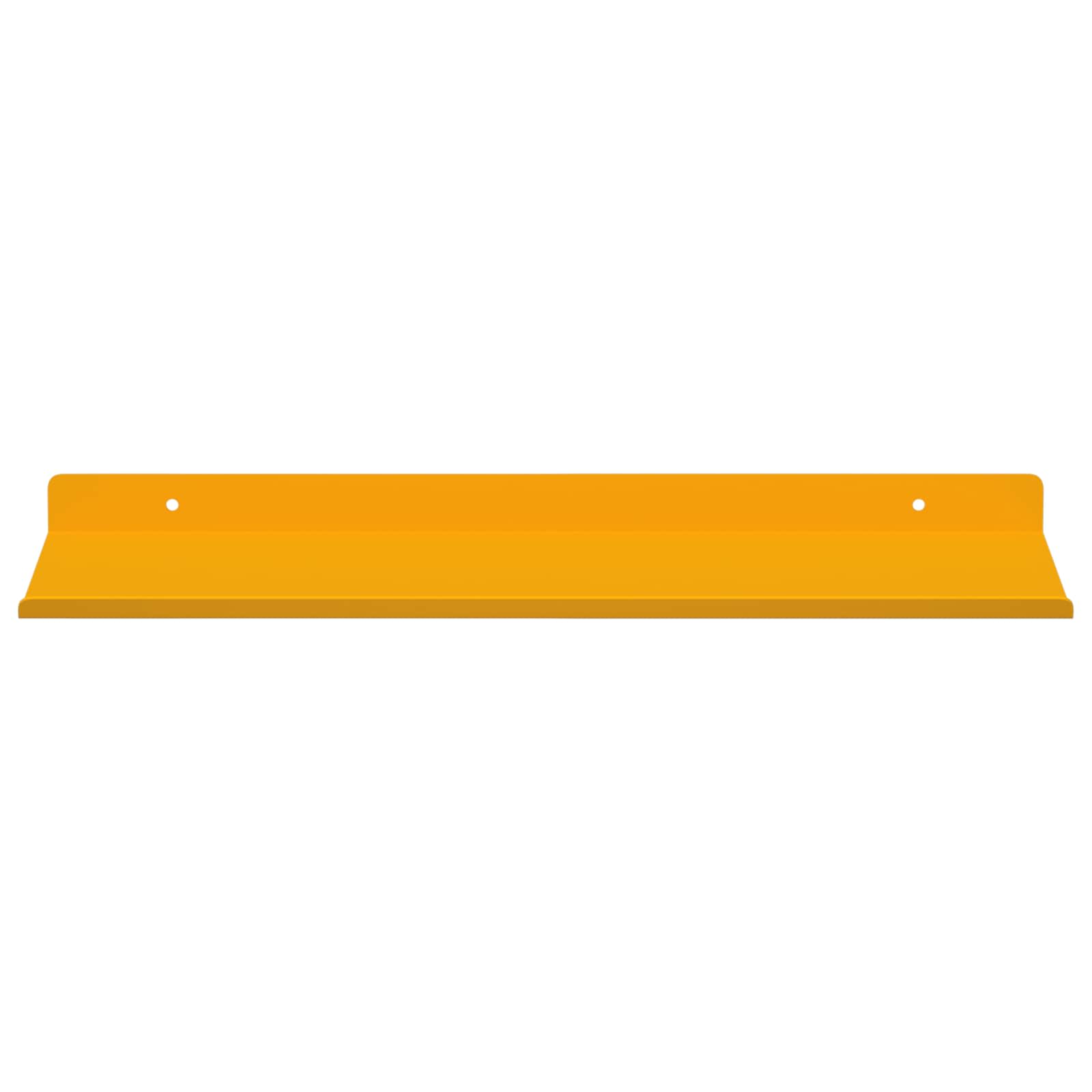 Wandplank met plank 4 pcs Mosterdgeel 40 x 18 x 2,5 cm