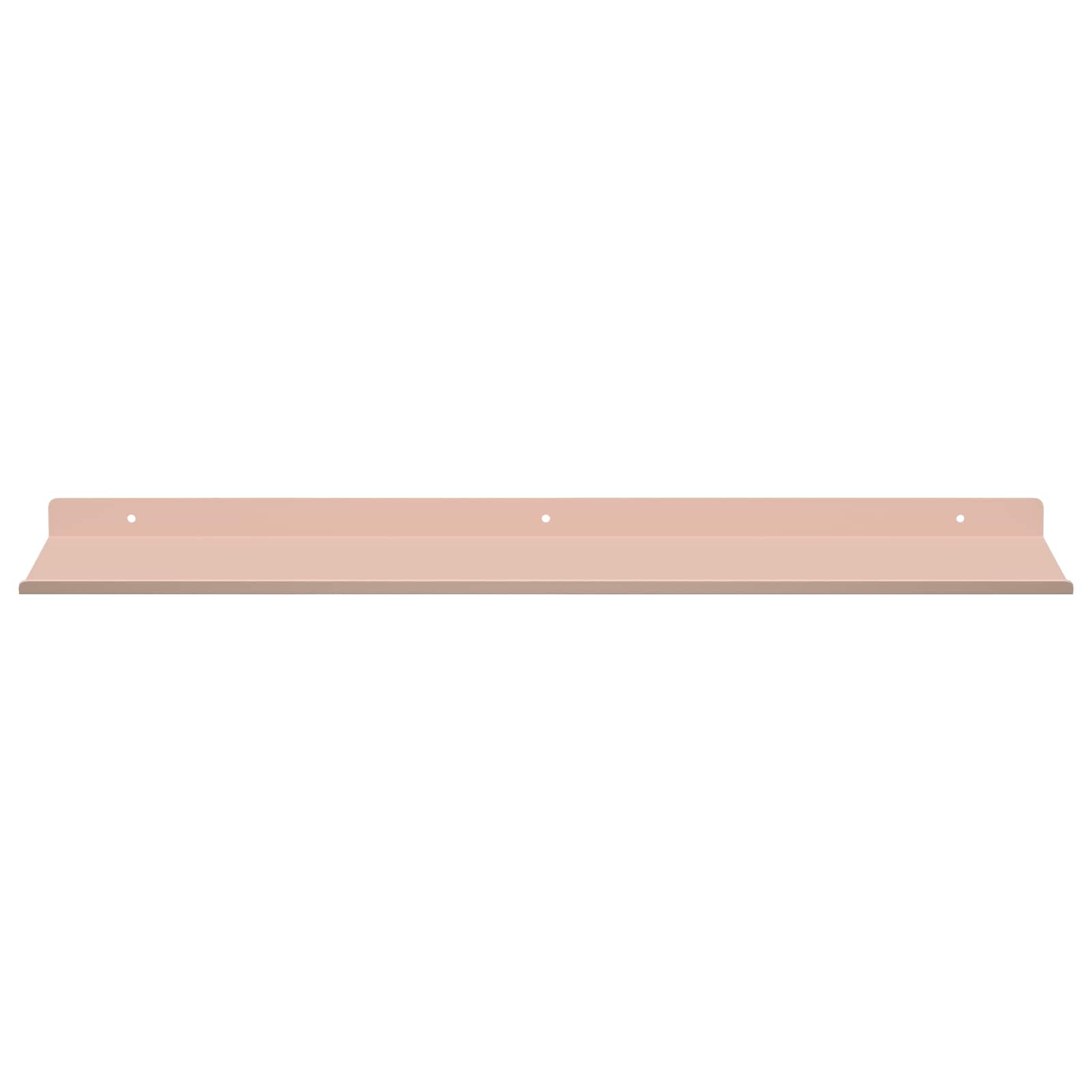 Wandplank met plank Wandgemonteerd 2 pcs Roze 60 x 18 x 2,5 cm