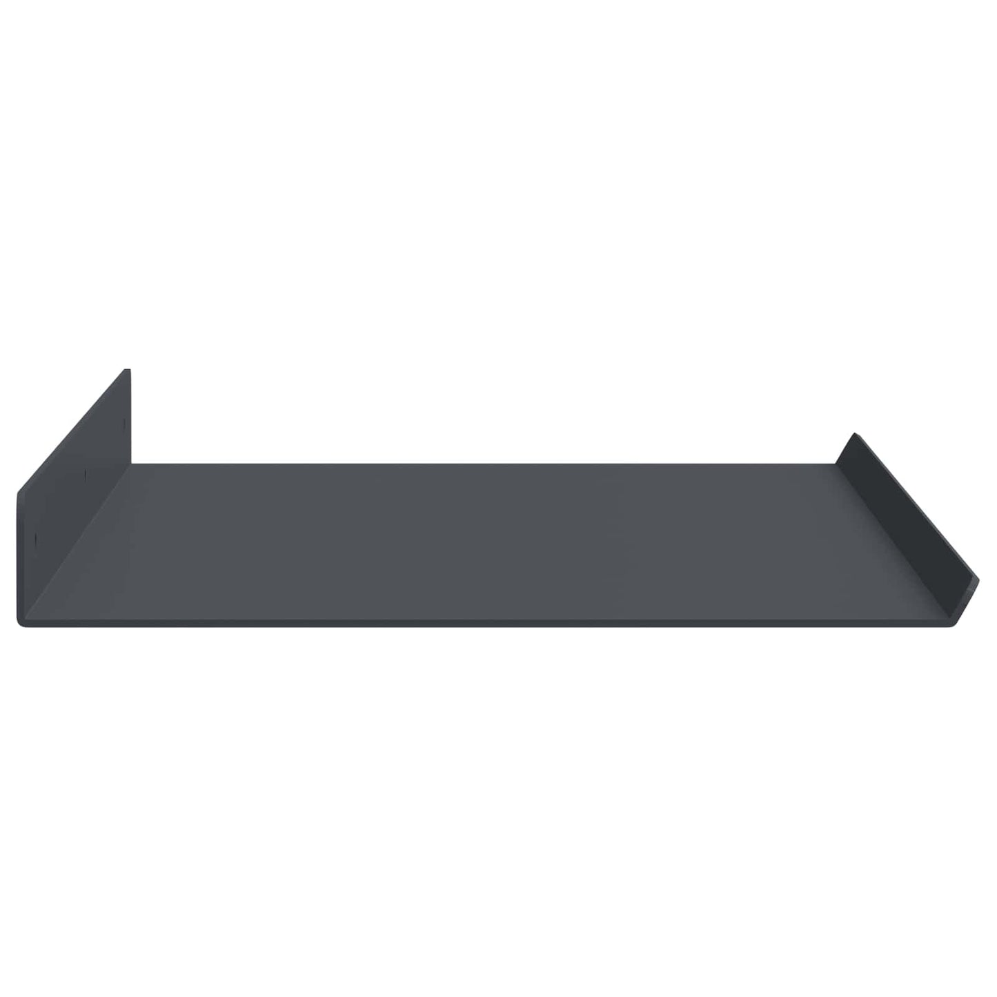 Wandplank met plank met opslag 4 pcs Antraciet 60 x 18 x 2,5 cm