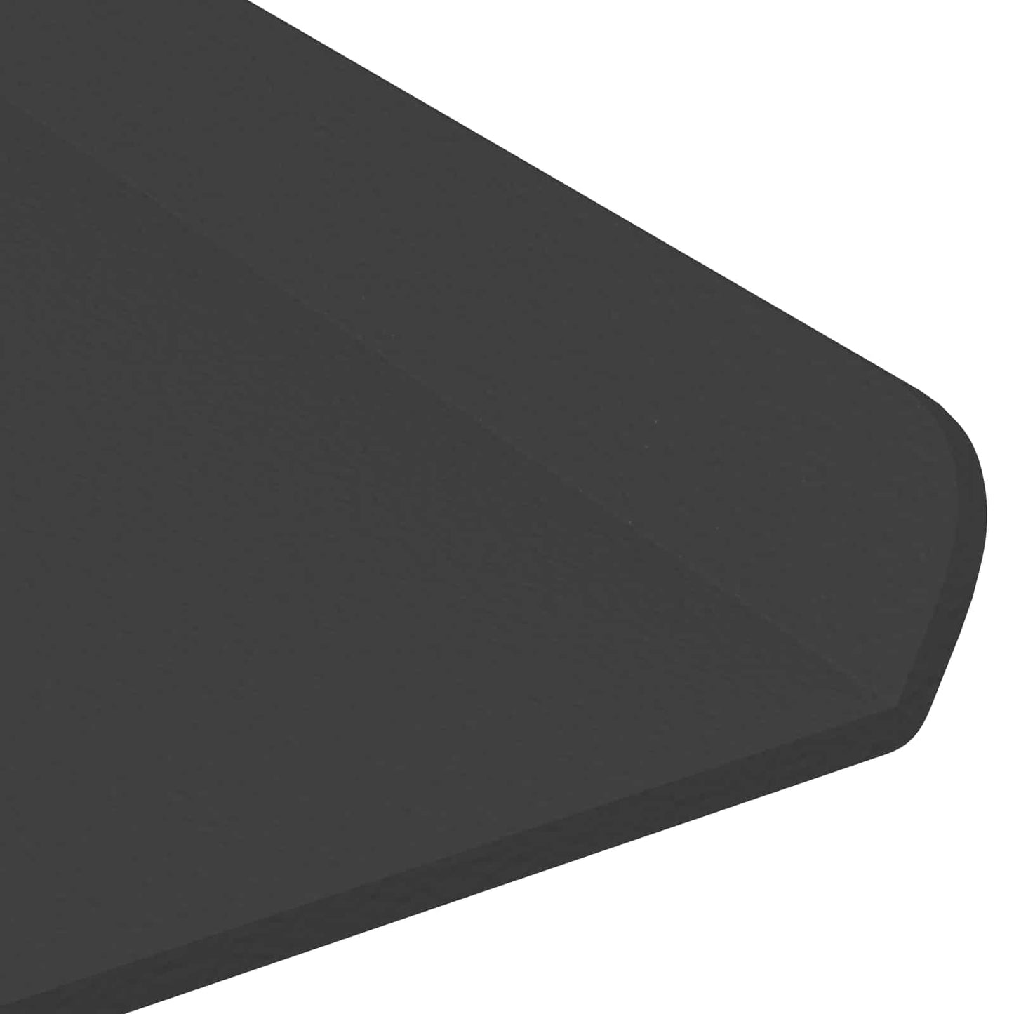 Wandplank met plank Wandgemonteerd 4 pcs Zwart 80 x 18 x 2,5 cm