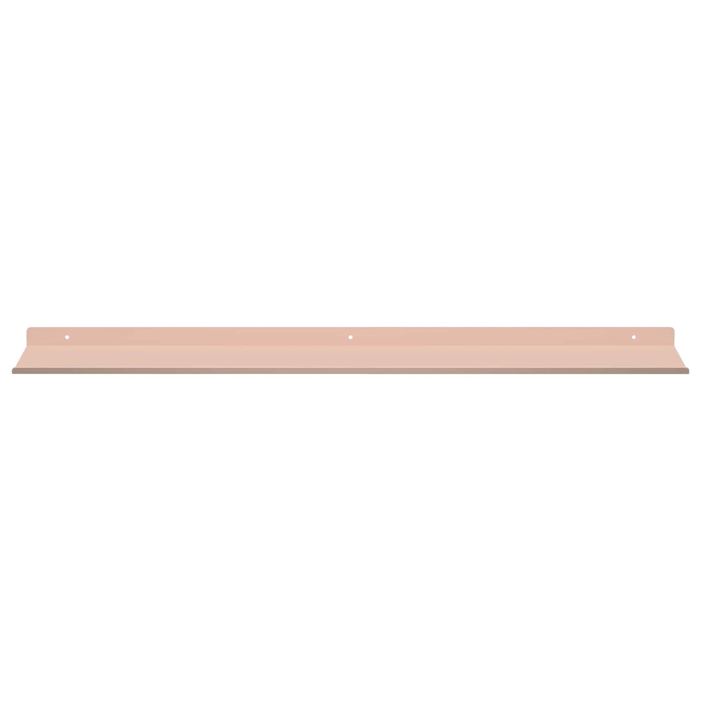 Wandplank met plank Wandgemonteerd 4 pcs Roze 80 x 18 x 2,5 cm