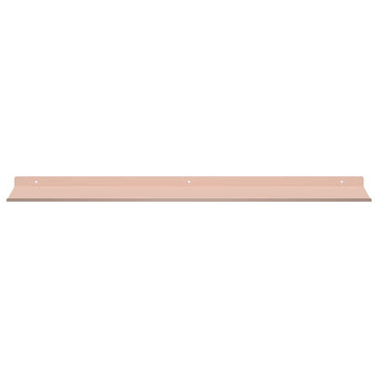 Wandplank met plank Wandgemonteerd 4 pcs Roze 80 x 18 x 2,5 cm