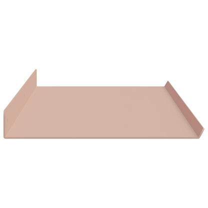Wandplank met plank Wandgemonteerd 4 pcs Roze 100 x 18 x 2,5 cm