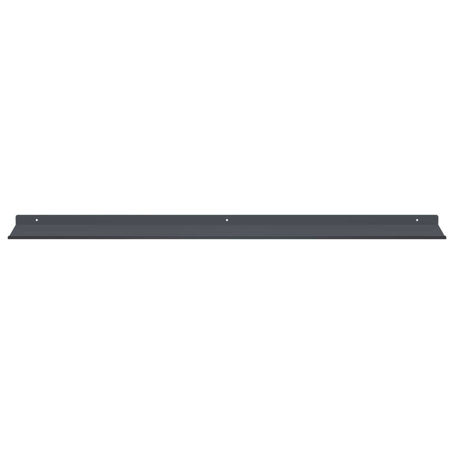 Wandplank met plank 4 pcs Antraciet 100 x 18 x 2,5 cm