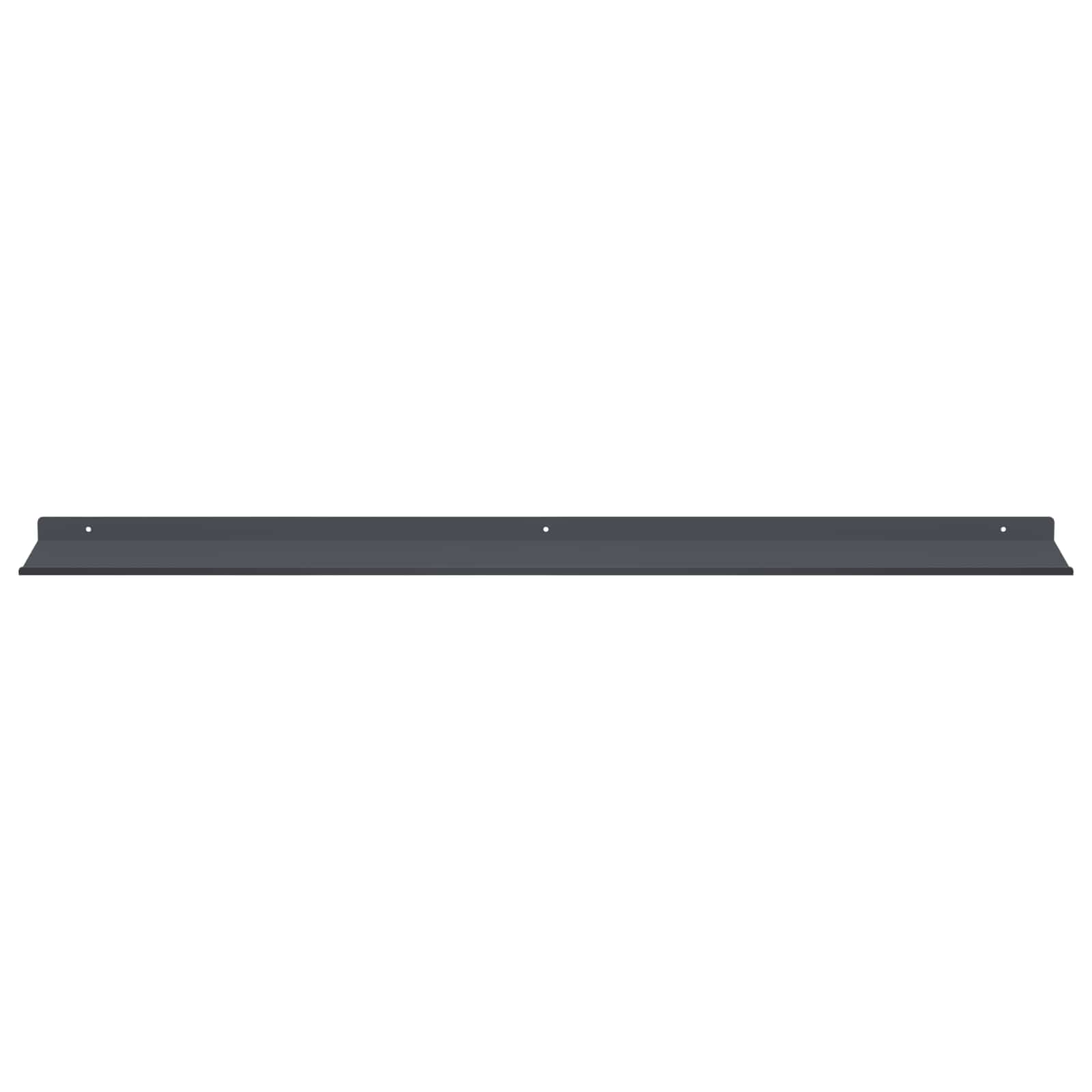 Wandplank met plank 4 pcs Antraciet 100 x 18 x 2,5 cm